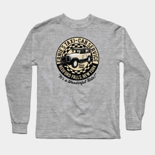 Ernie's Taxi-Cab Service It's A Wonderful Life Long Sleeve T-Shirt